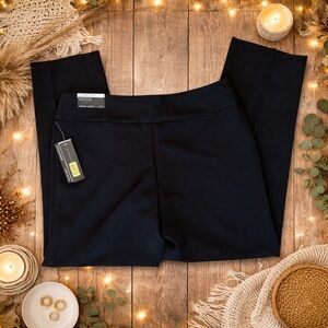 Investments Park Ave Fit Modern Straight Black Dress Pants Women’s 10P R NWT